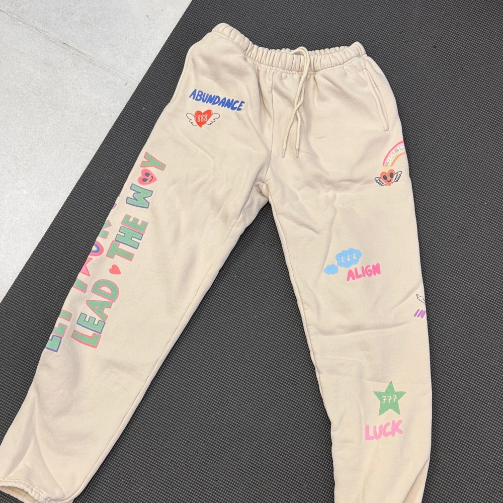 Mayfair Group 888 777 444 sweatpants - let angels lead the way